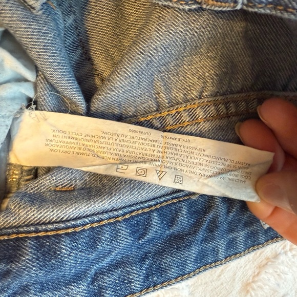 YMI Blue Boyfriend Jeans Relaxed Fit Distressed - Picture 5 of 6